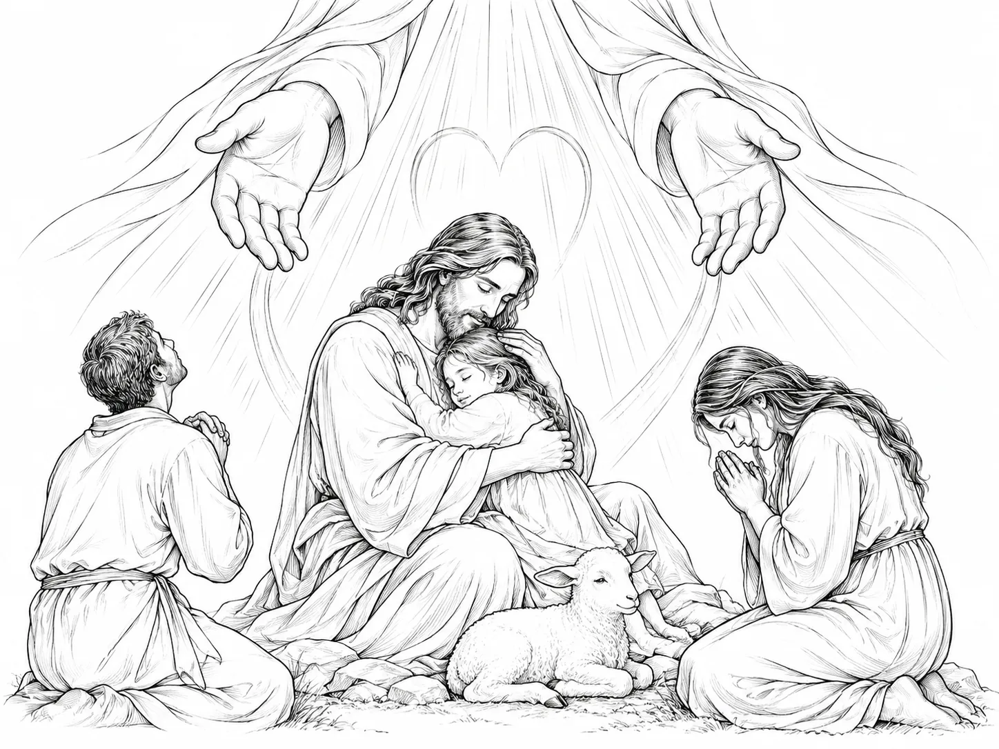 Wrapped in the divine glory of Jesus